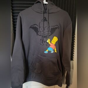 Official Simpsons Merch Krusty/Bart Gray, L/XL.